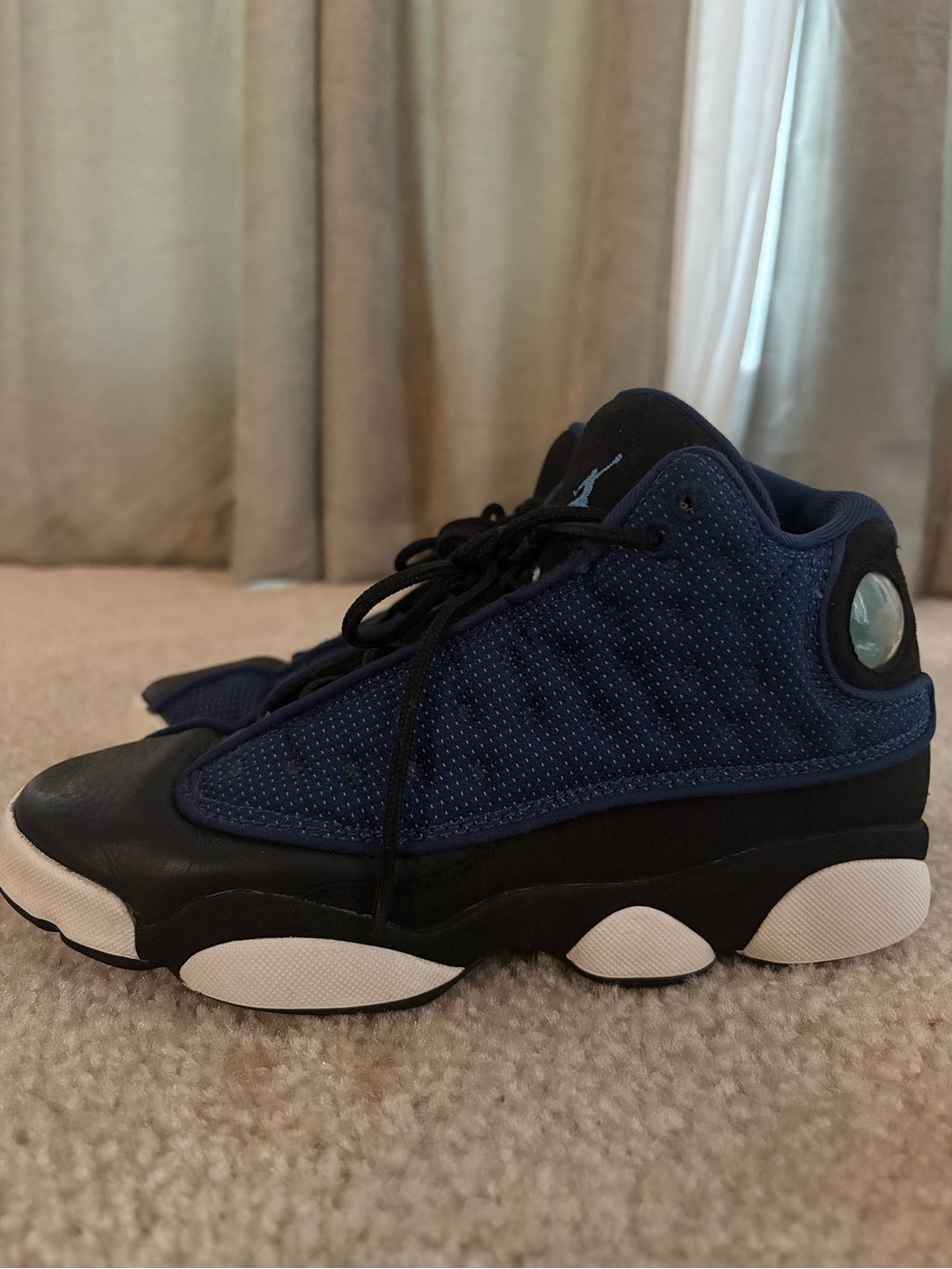 Jordan Kids' Navy and Black Retro Basketball Sneakers